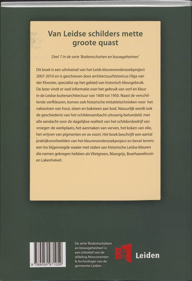 Van Leidse schilders mette groote quast