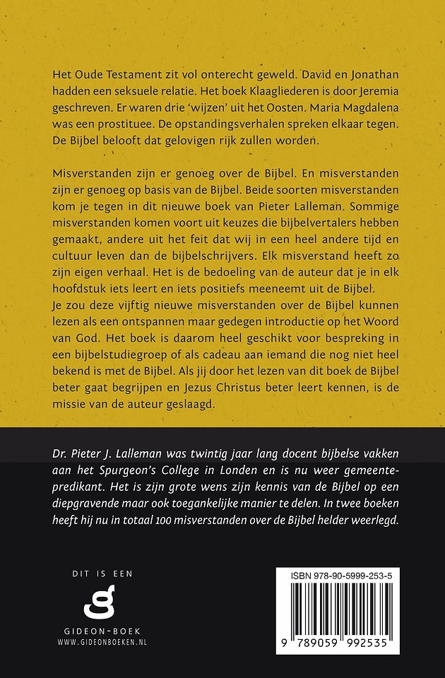 Vijftig nieuwe misverstanden over de Bijbel
