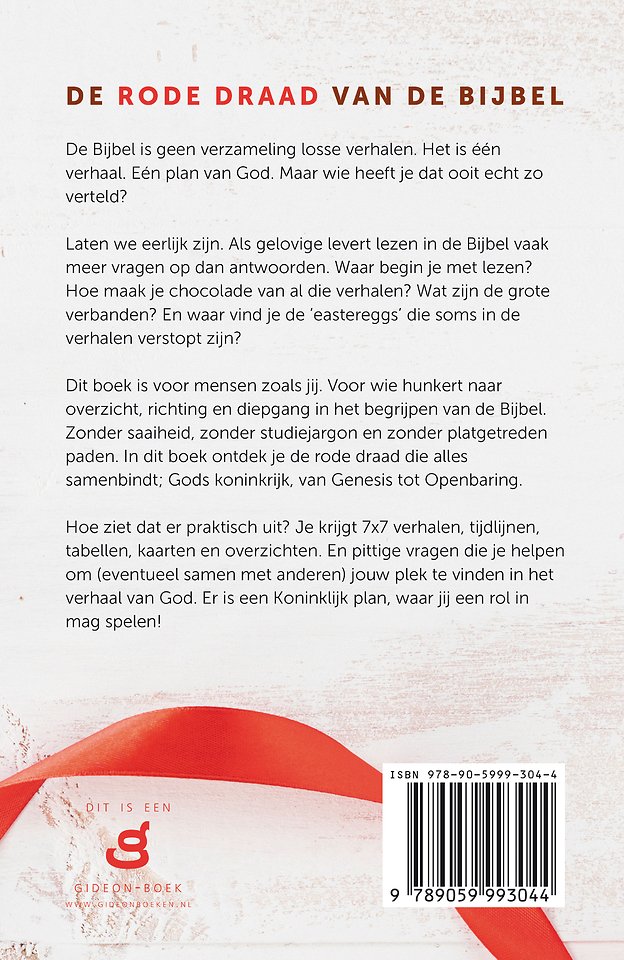De rode draad van de Bijbel