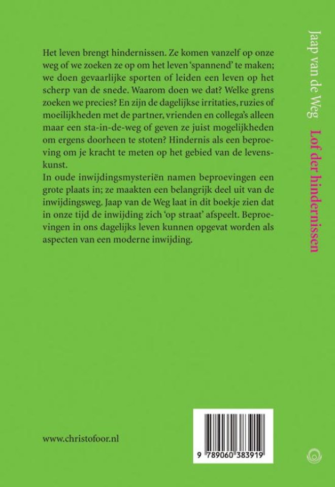 Lof der hindernissen