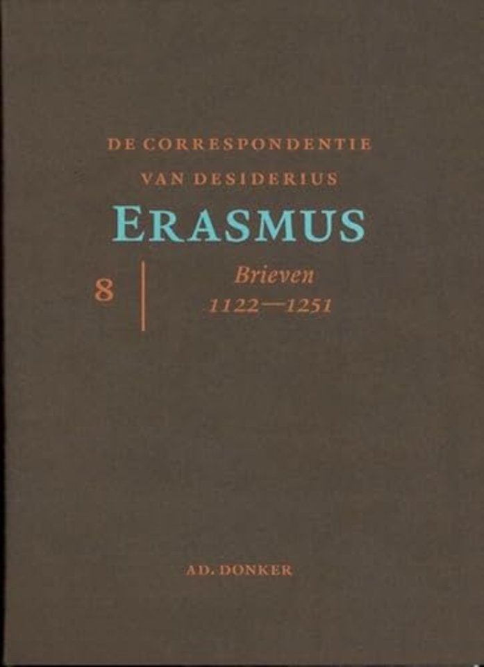 De correspondentie van Desiderius Erasmus 8