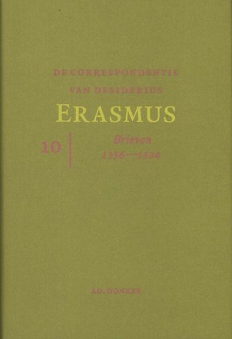 De correspondentie van Desiderius Erasmus 10