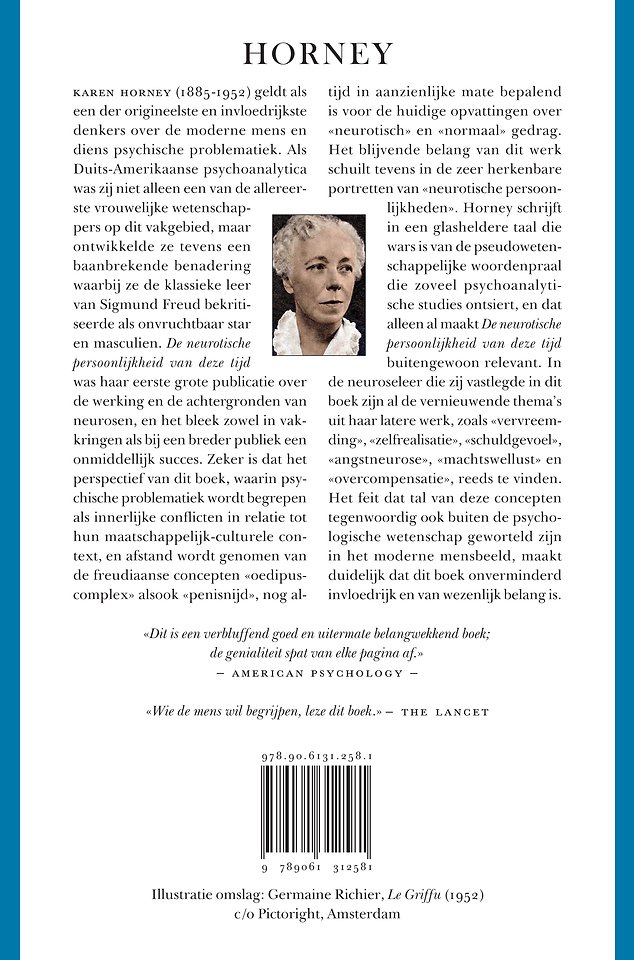 De neurotische persoonlijkheid van deze tijd