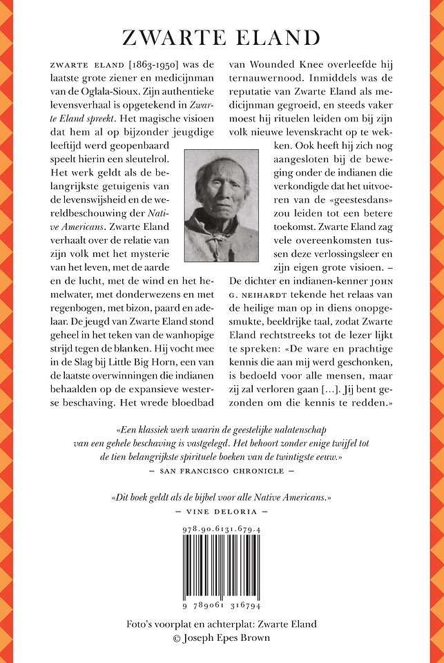 Zwarte Eland spreekt