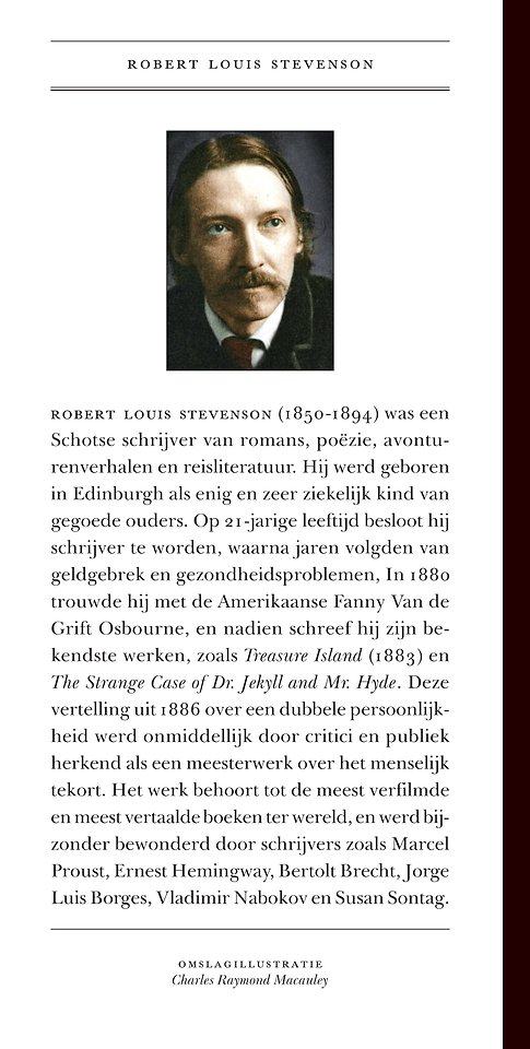 De zonderlinge geschiedenis van dr. Jekyll en mr. Hyde