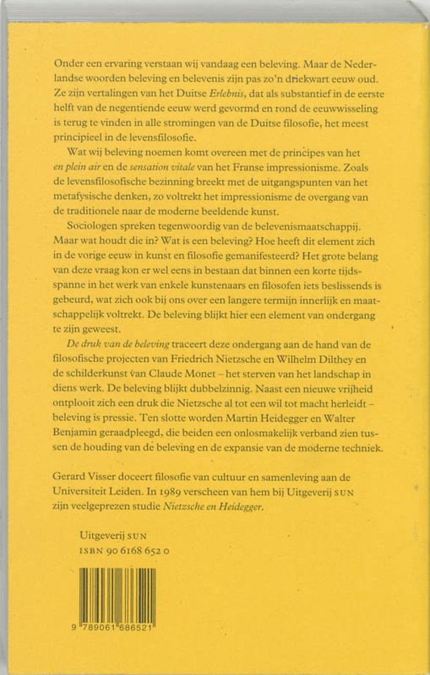 De druk van de beleving