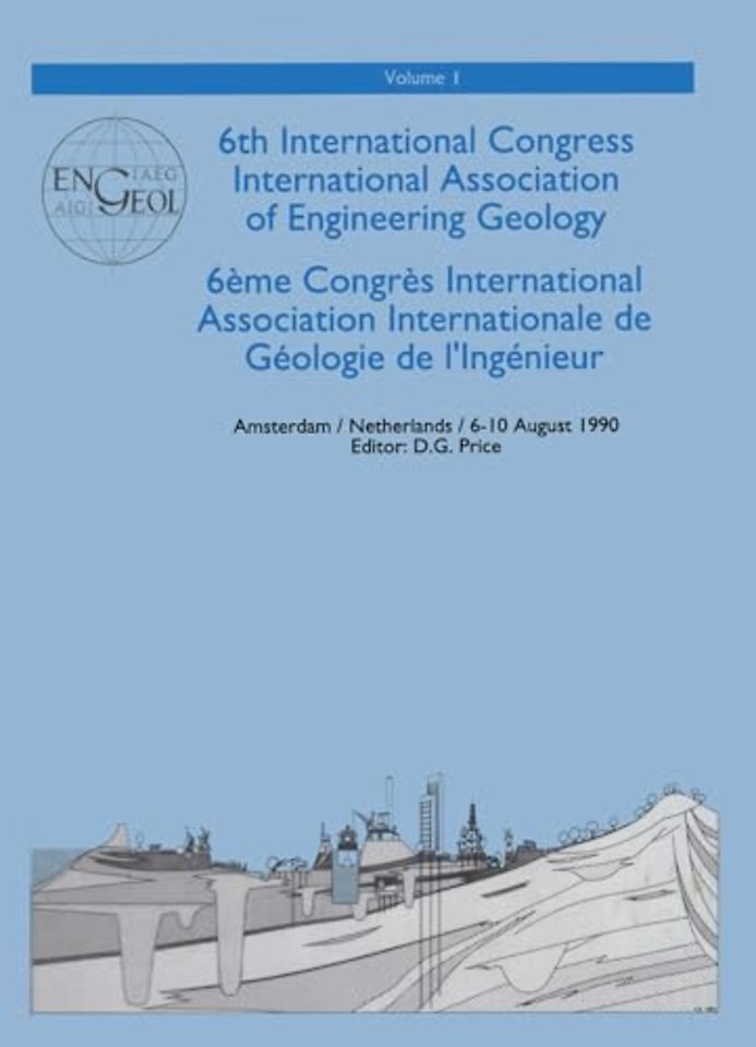 6th international congress International Association of Engineering Geology, volume 1