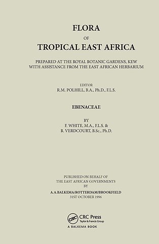 Flora of Tropical East Africa - Ebenaceae (1996)