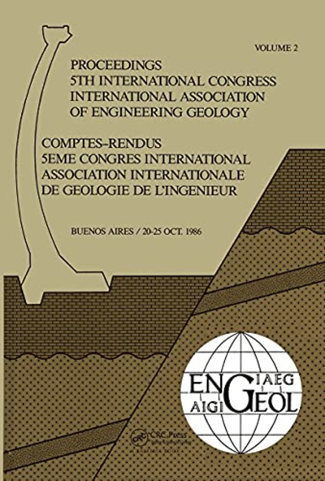 5th Int Congress Int Assoc of Engineering Geology Argen