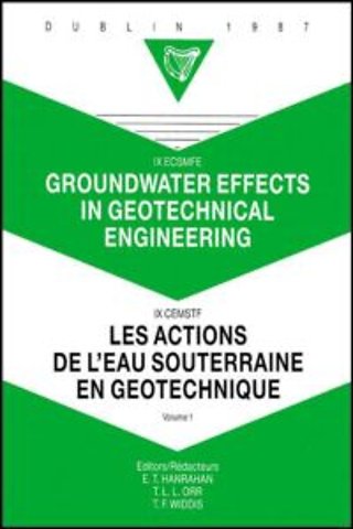 Groundwater effects in geotechnical engineering, volume 1