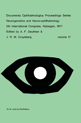 Neurogenetics and Neuro-Ophthalmology, 5th International Congress, Nijmegen, The Netherlands, 8-10 September, 1977