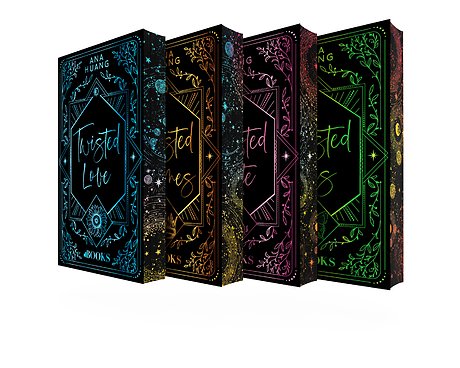 Limited edition Twisted Love Games Hate Lies set sprayed edges