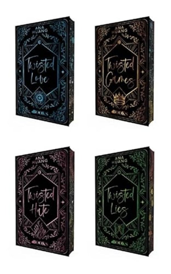 Limited edition Twisted Love Games Hate Lies set sprayed edges
