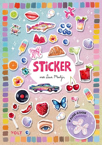 Sticker met Lieve Merlijn