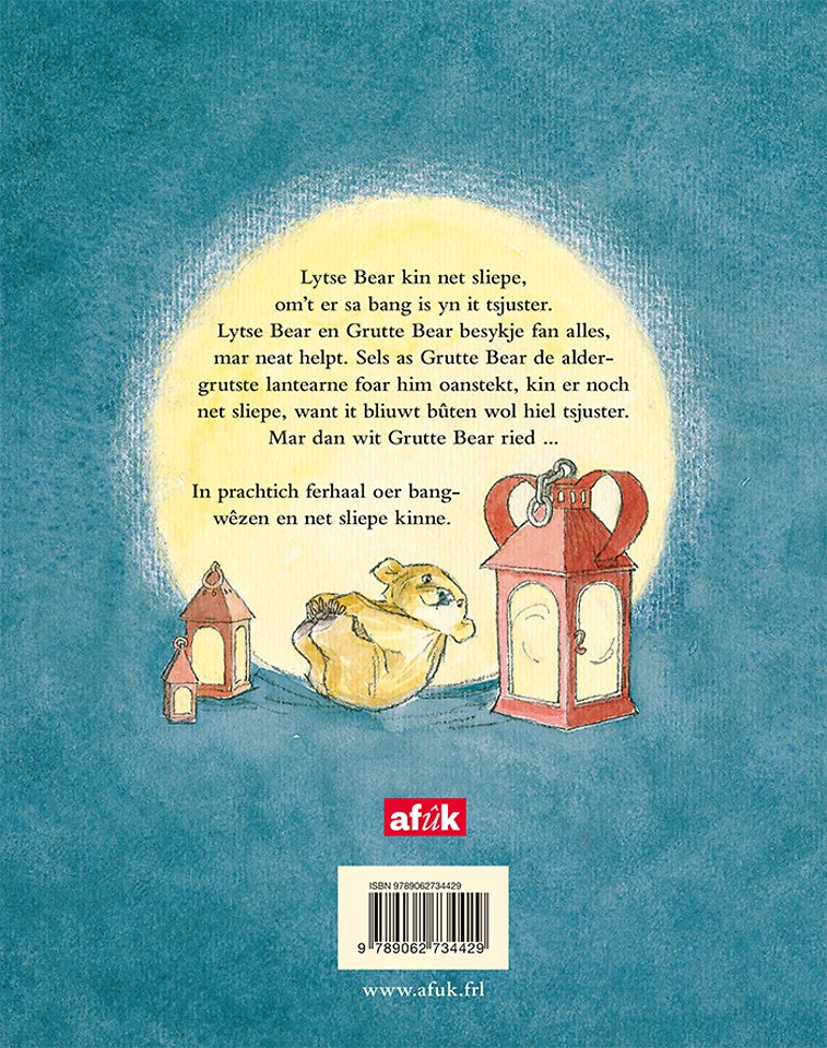 Kinst net sliepe lytse bear