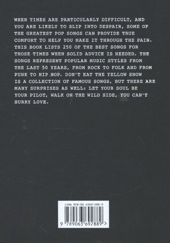 Dont eat the yellow snow