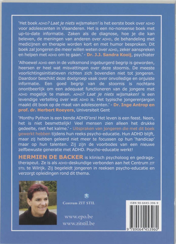 ADHD? Laat je niets wijsmaken!