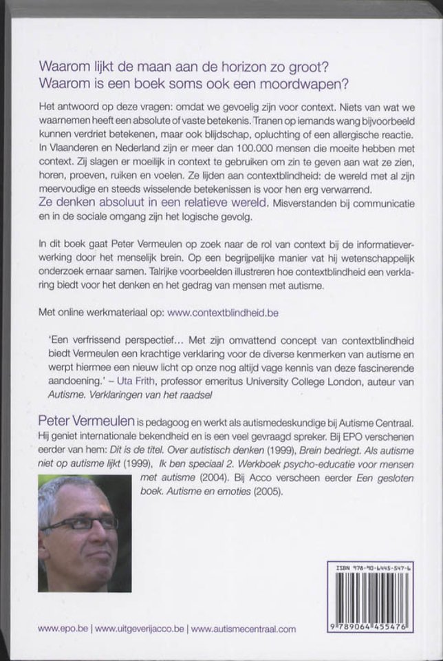 Autisme als contextblindheid