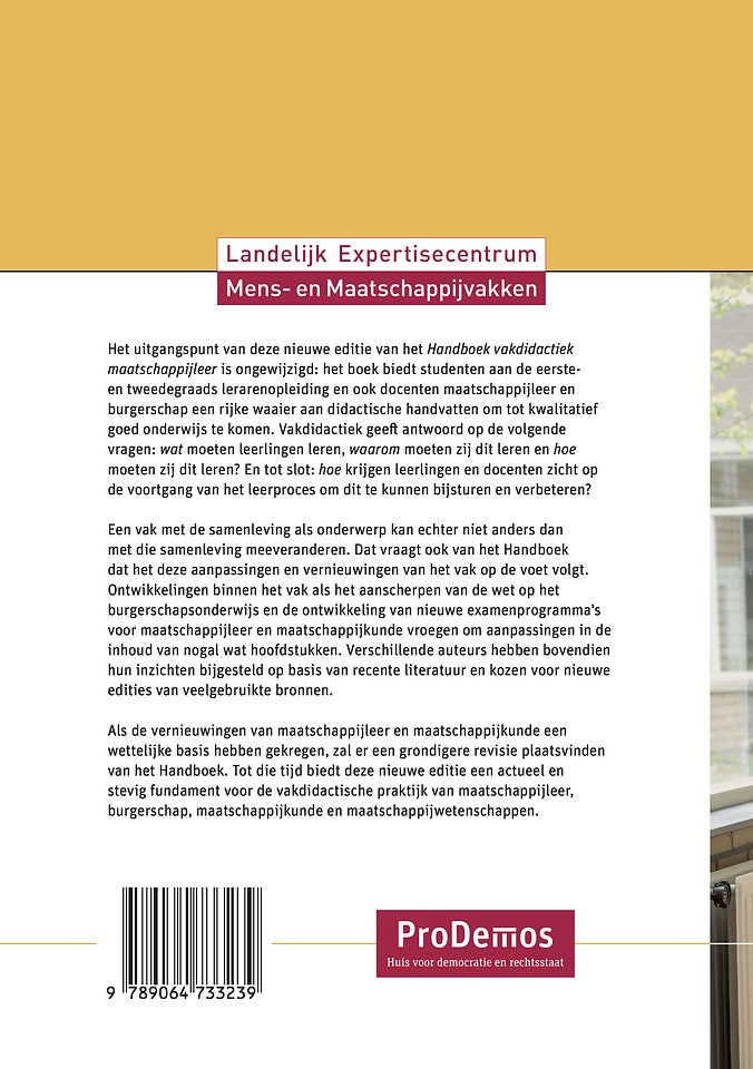 Handboek vakdidactiek maatschappijleer