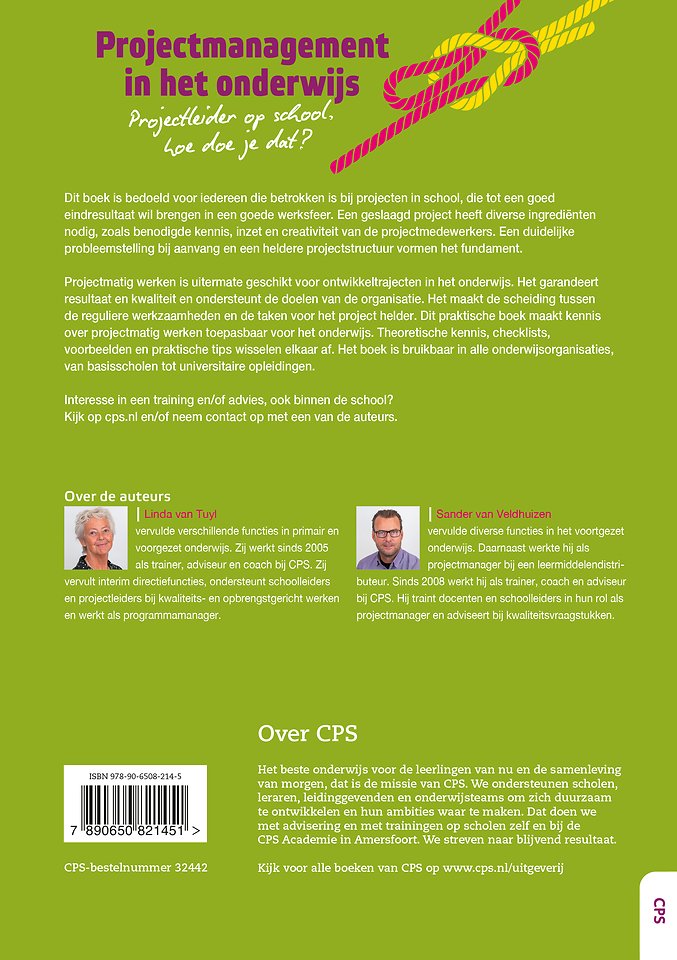 Projectmanagement in het onderwijs