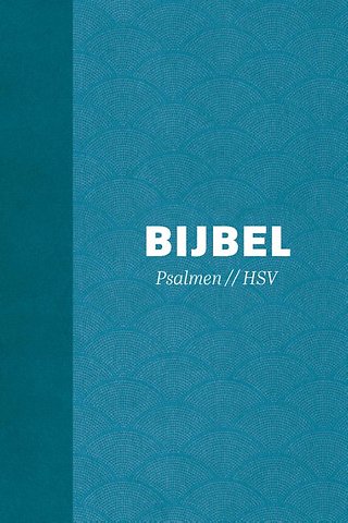 Bijbel (HSV) met Psalmen - hardcover blauw met schelpen