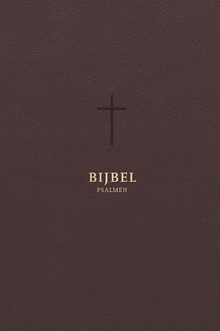 Bijbel (HSV) met psalmen - met goudsnee