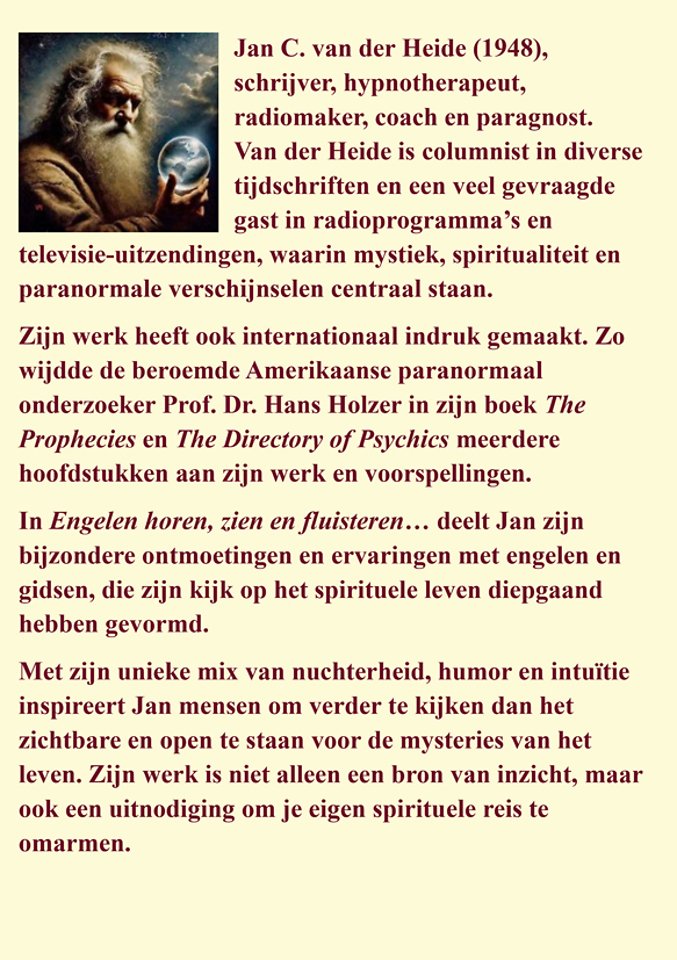 Engelen horen, zien en fluisteren