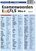 Examenwoorden Engels Mbo-4, niveau B1