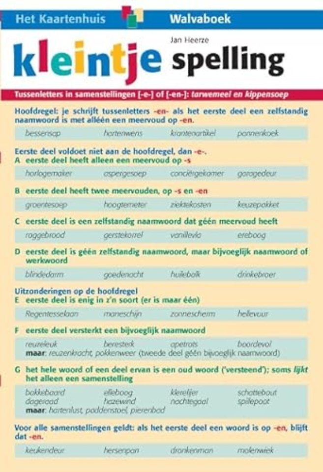 Kleintje spelling
