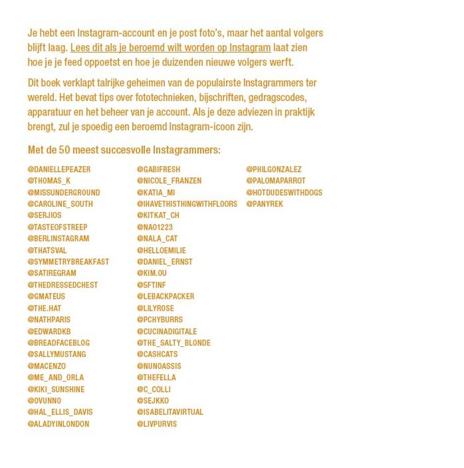 Lees dit als je beroemd wilt worden op Instagram