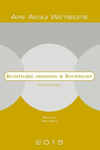 Ruimtelijke ordening & Bouwrecht 2015