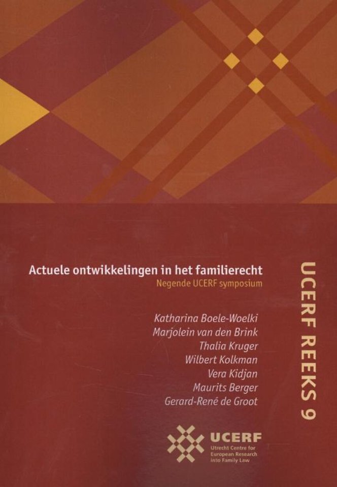 UCERF 9 - Actuele ontwikkelingen in het familierecht