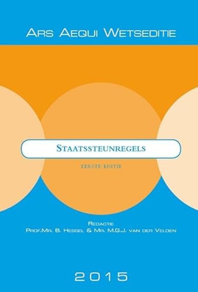 De Europese staatssteunregels 2015