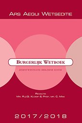 Burgerlijk Wetboek 2017/2018