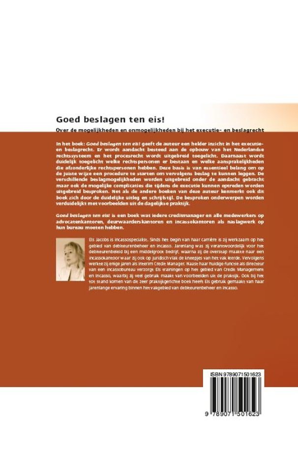 Goed beslagen ten eis!