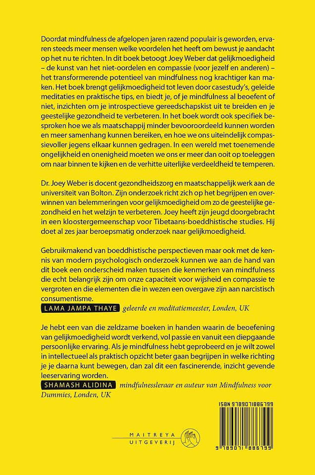 Voorbij Mindfulness