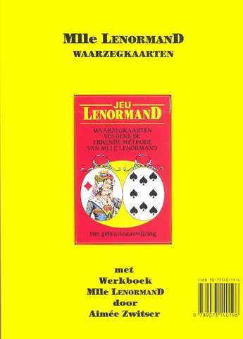 Lenormand waarzegkaarten set originele uitvoering