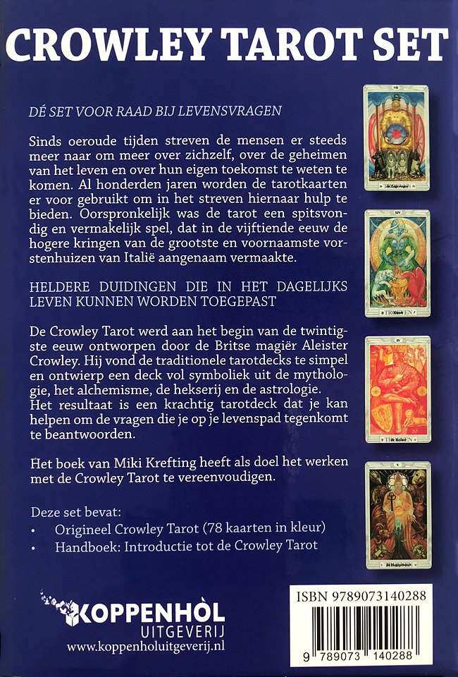 Crowley thoth tarot kaarten set