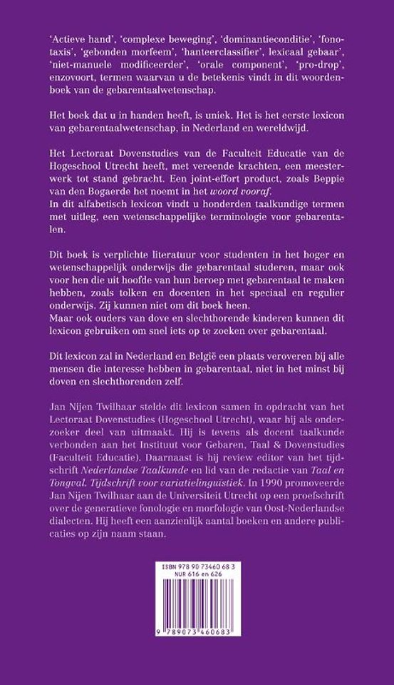 Lexicon van de gebarentaalwetenschap