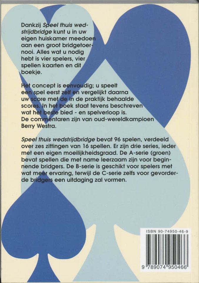 Speel thuis wedstrijdbridge B1