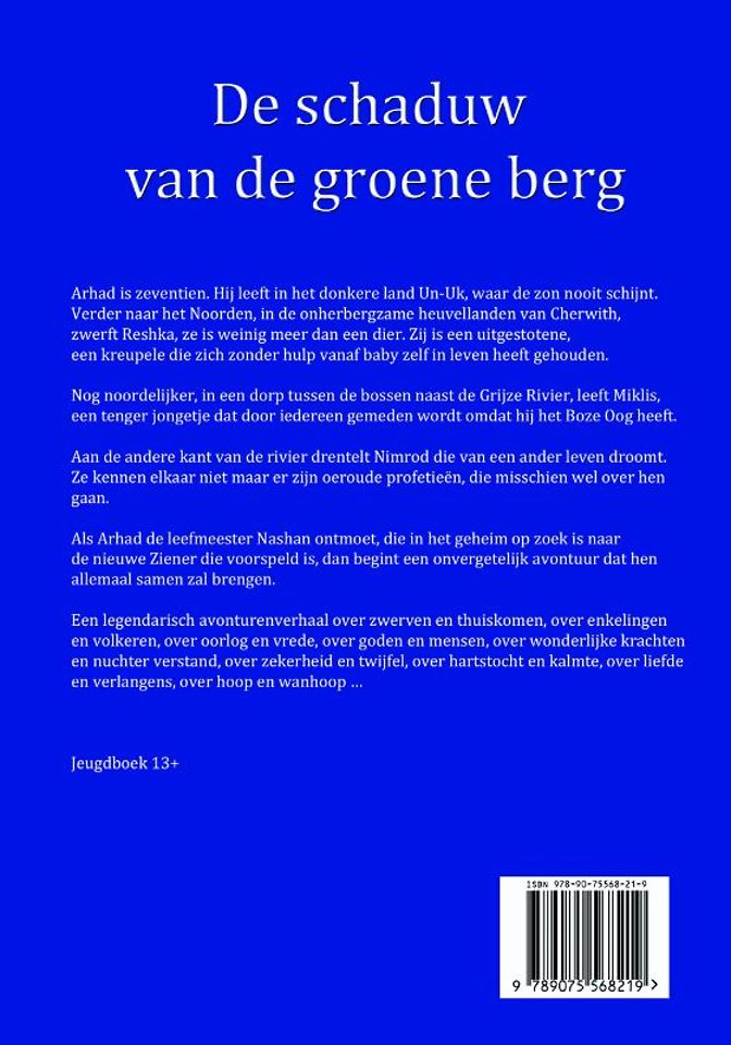 De schaduw van de groene berg