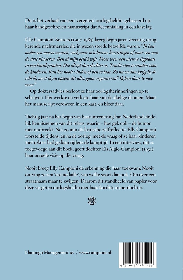 Kamphoofd tegen wil en dank