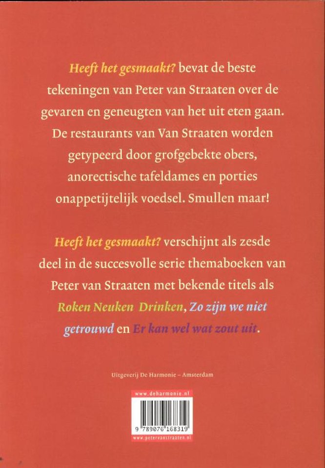 Heeft het gesmaakt?
