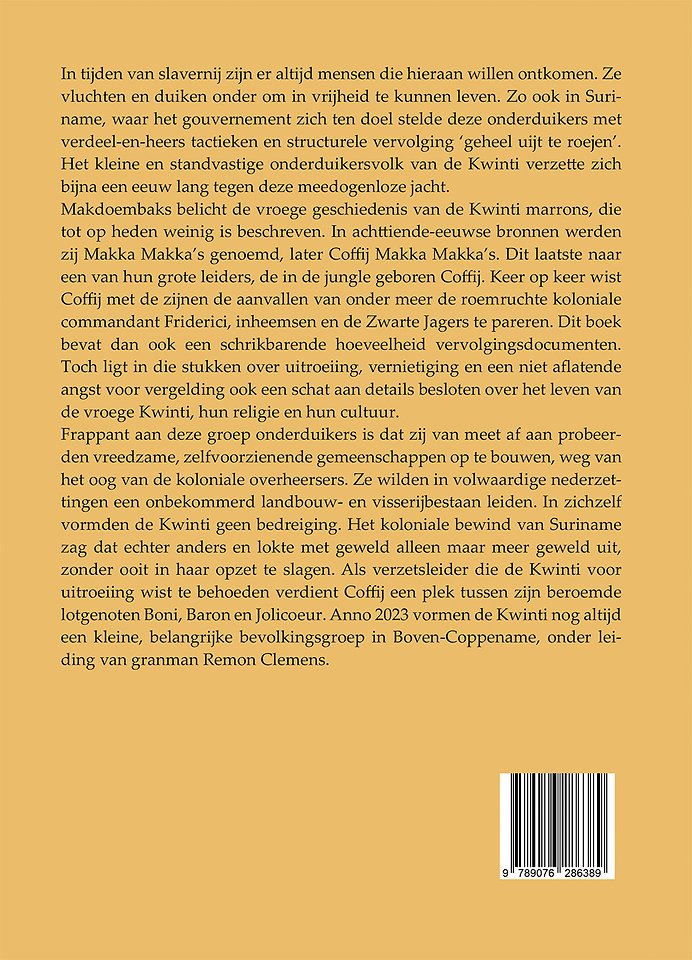 Coffij Makka Makka en het verzet van de Kwinti
