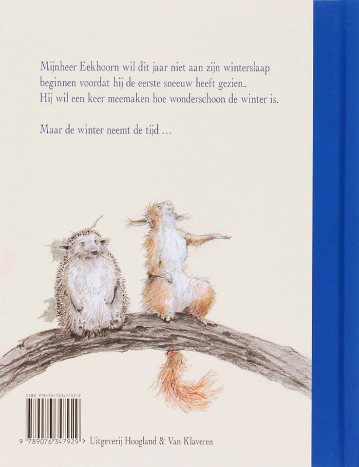 Mijnheer Eekhoorn en de eerste sneeuw