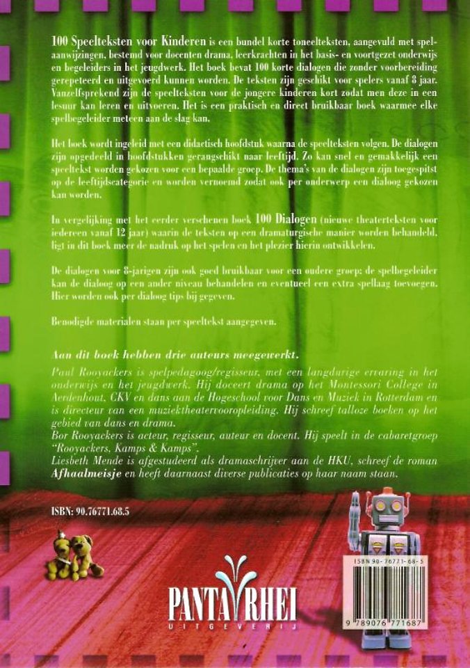 100 Speelteksten voor kinderen