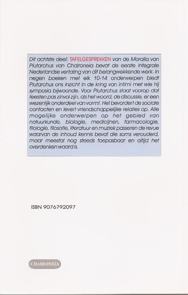 Moralia 8 Tafelgesprekken