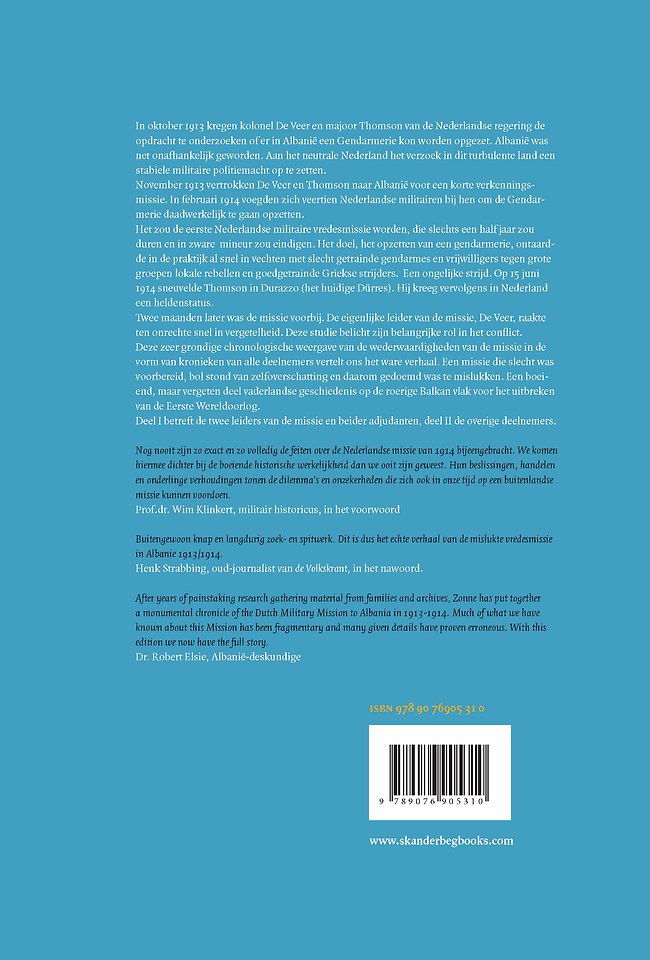 Nederlandse militairen in een Albanees wespennest 1913-1914 I