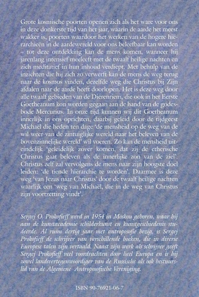 De twaalf Heilige nachten en de geestelijke hierarchieen