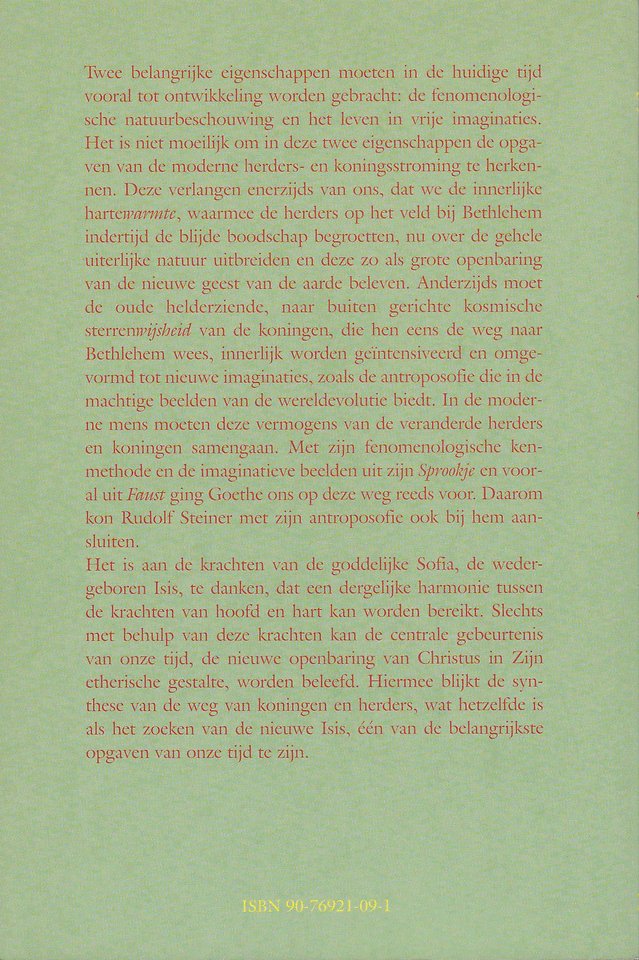 De mysterien van herders en koningen in het licht van de antroposofie